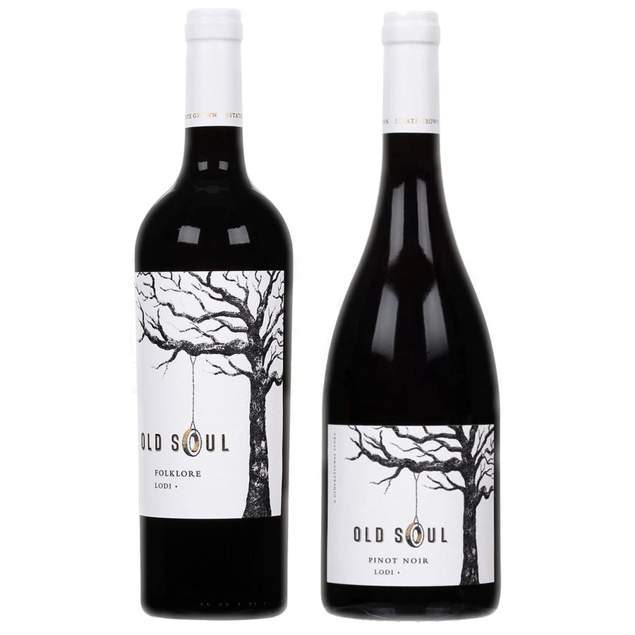 Old Soul Folklore Red Wine and Old Soul Pinot Noir