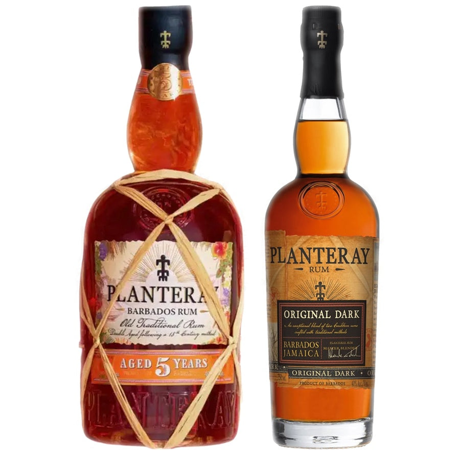 Planteray Aged Rum 5 Yr and Planteray Dark Rum Original Dark