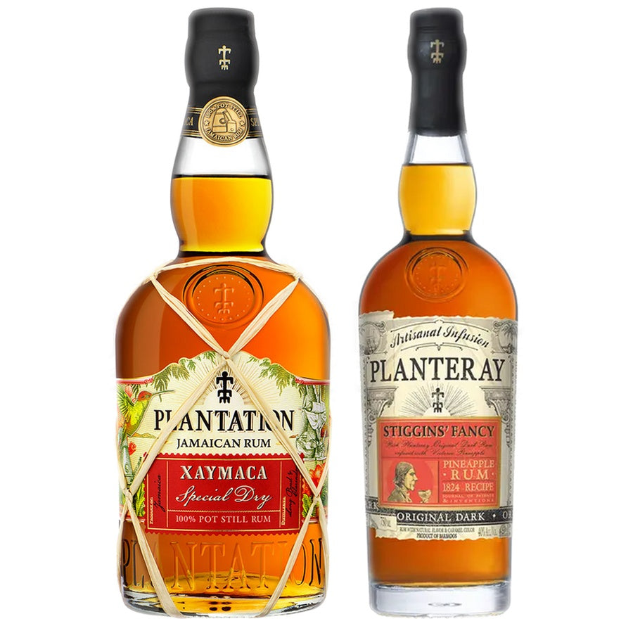 Planteray Aged Rum Xaymaca and Planteray Pineapple Flavored Rum Stiggins Fancy