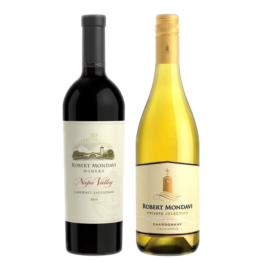 Robert Mondavi Napa Valley Cabernet Sauvignon and Robert Mondavi Private Selection Chardonnay California