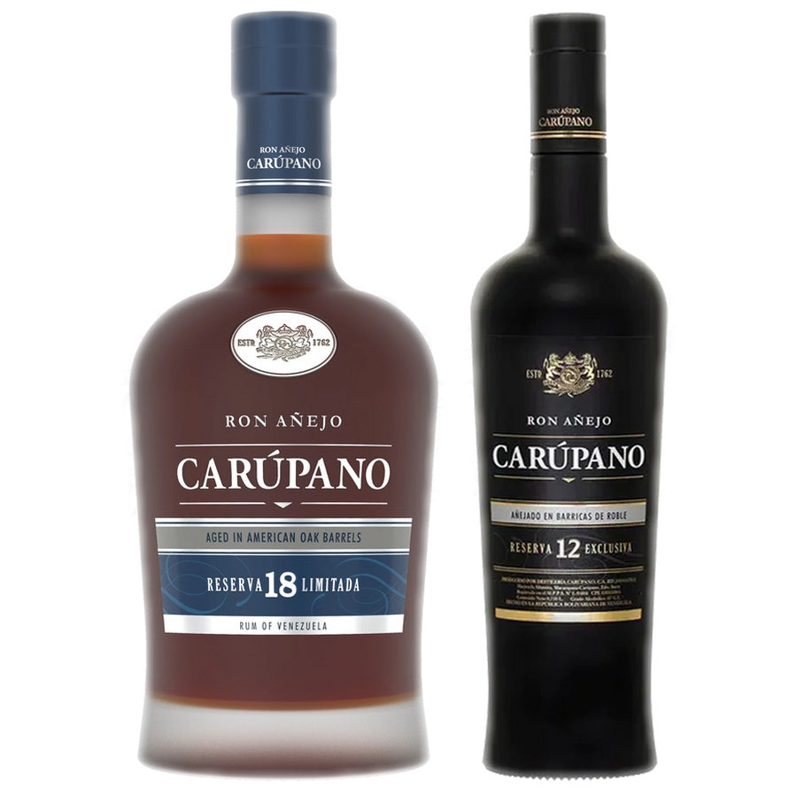 Ron Anejo Carupano Rum Ltd Rsv and Ron Anejo Carupano Rum Reserva Exclusiva