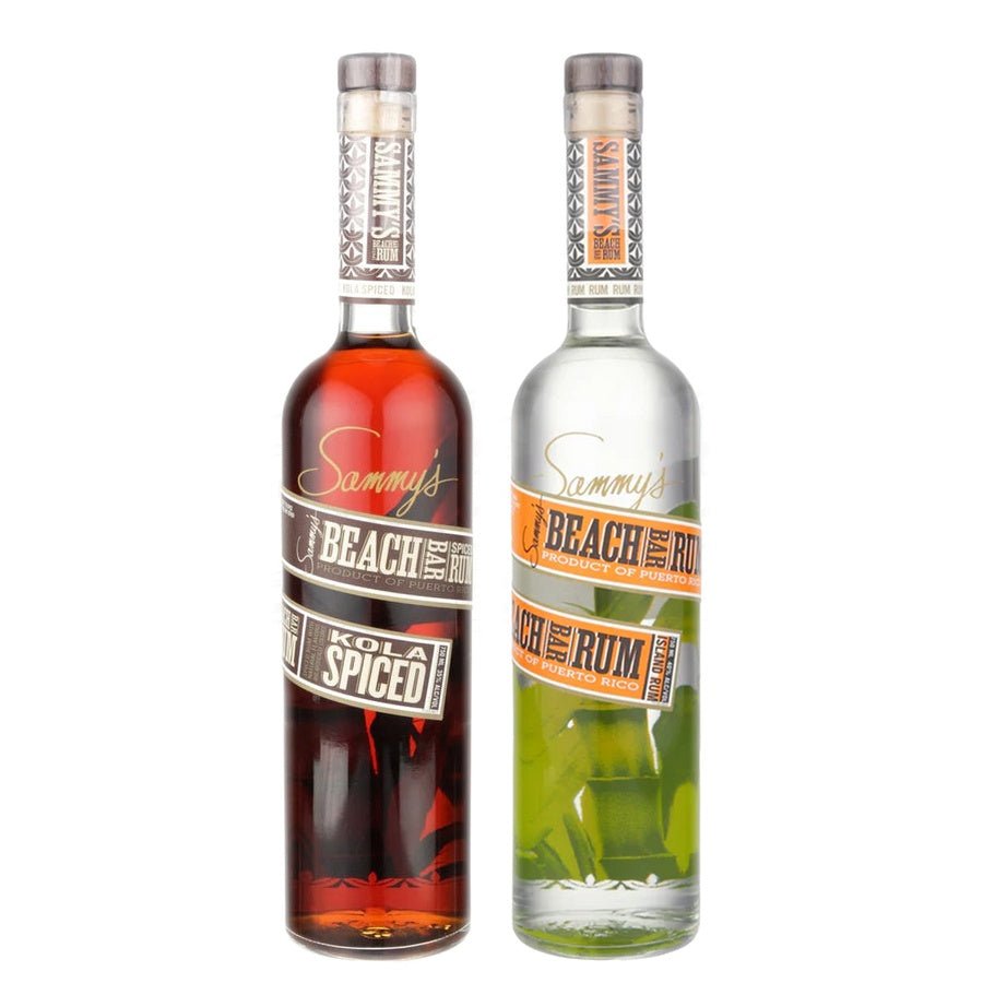 Sammy's Beach Bar Kola Spiced Rum and Sammy's Beach Bar Light Rum