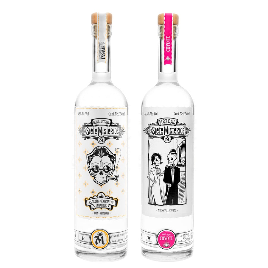 Siete Misterios Ensemble Especial and Siete Misterios Mezcal Coyote