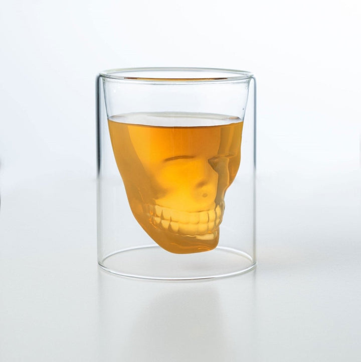 Skull Shot Glasses - Set of 4 (2.5 fl. oz.) - BottleBuzz