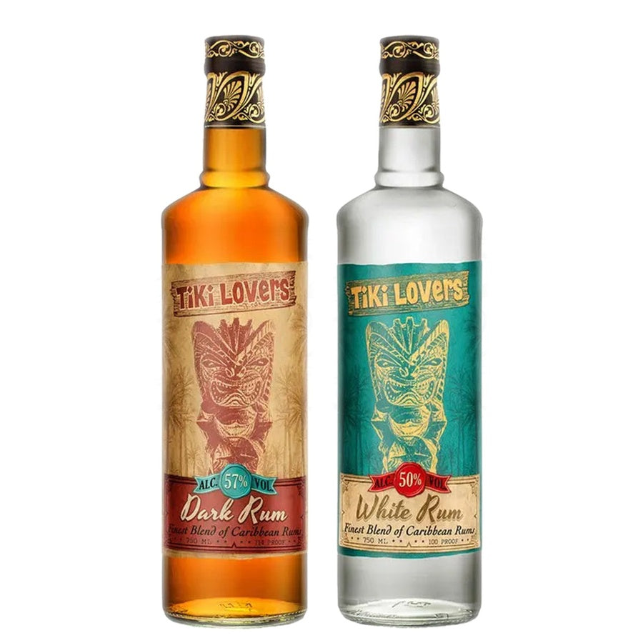 Tiki Lovers Dark Rum and Tiki Lovers White Rum