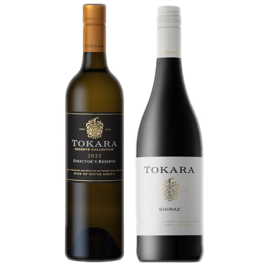 Tokara Directors White and Tokara Shiraz