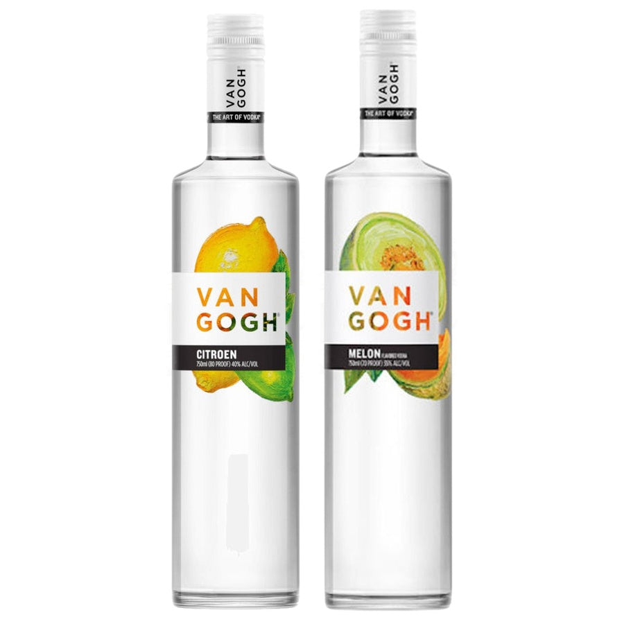 Van Gogh Citrus Flavored Vodka Citroen and Van Gogh Melon Vodka