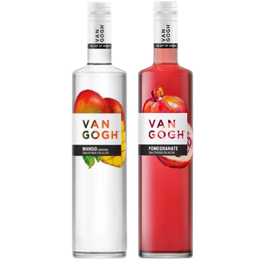 Van Gogh Mango Vodka and Van Gogh Pomegranate Flavored Vodka