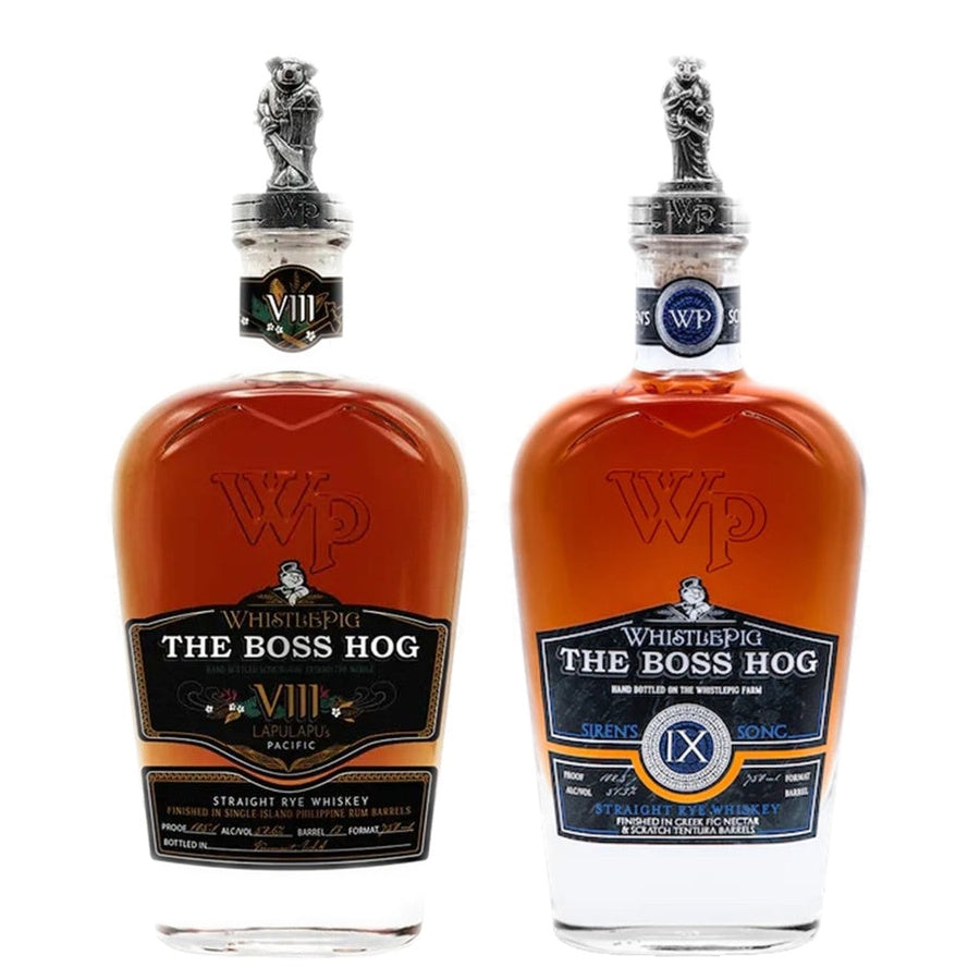 WhistlePig The Boss Hog Edition 8 and WhistlePig Siren's Song
