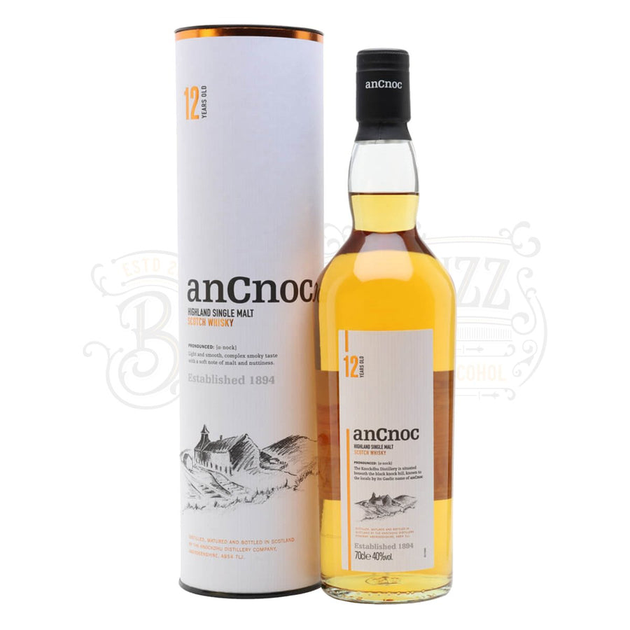 anCnoc 12 Year Old Highland Single Malt Scotch Whisky - BottleBuzz