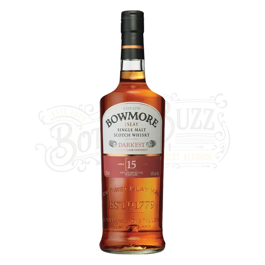 Bowmore Single Malt Scotch Darkest 15 Yr. - BottleBuzz