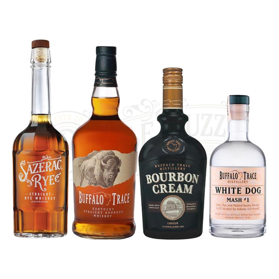 Buffalo Trace & Sazerac Rye & Bourbon Cream & White Dog Mash #1 Bundle - BottleBuzz