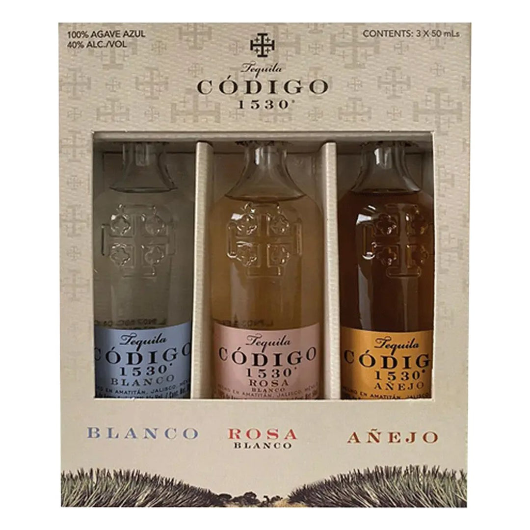 Código 1530 Tequila 3 Pack 50ml Gift Set - BottleBuzz