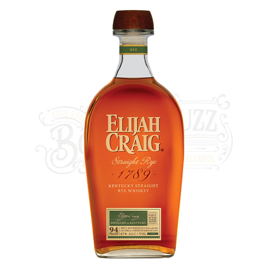 Elijah Craig Straight Rye - BottleBuzz