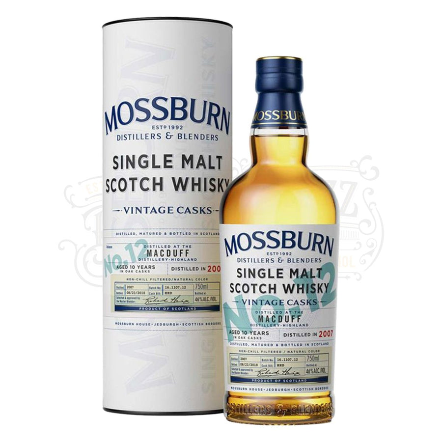 Mossburn Single Malt Scotch Macduff Distillery Vintage Casks No.12 10 Yr - BottleBuzz
