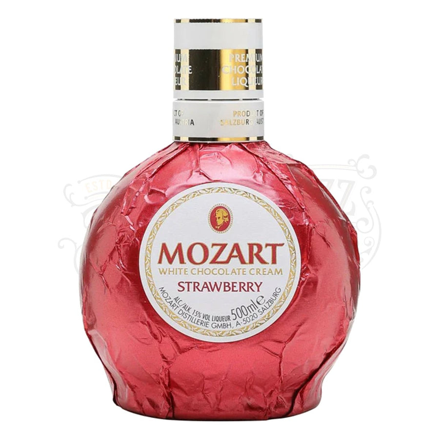 Mozart White Chocolate Strawberry Cream Liqueur - BottleBuzz
