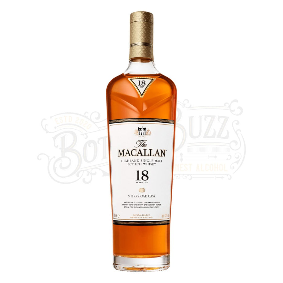 The Macallan 18 Year Old Sherry Oak - BottleBuzz
