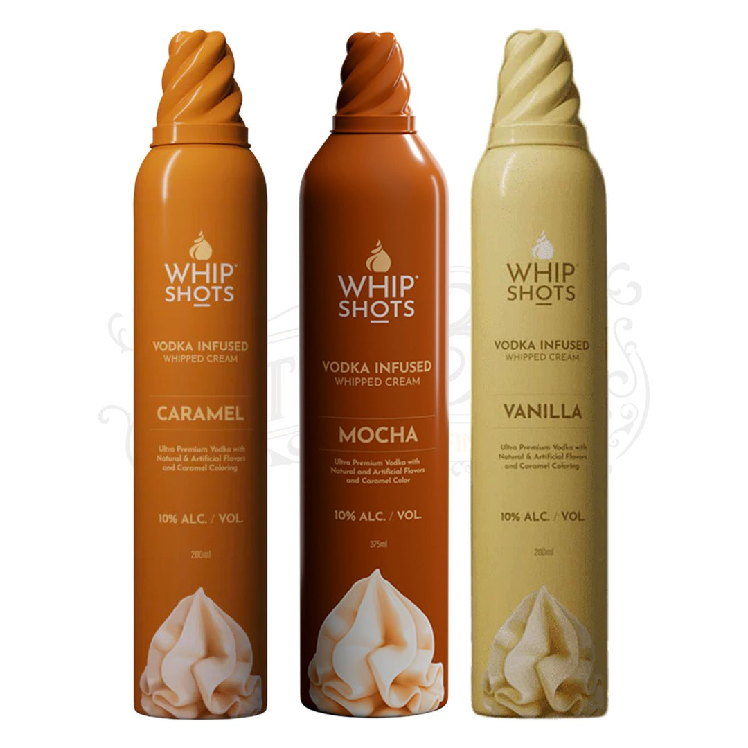 Whipshots Vodka Infused Whipped Cream by Cardi B Bundle 200ml - BottleBuzz