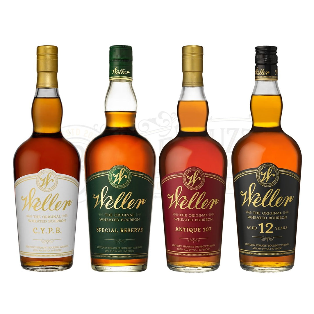 W.L. Weller C.Y.P.B. Bourbon, Special Reserve, Antique 107 & 12 Year Bundle - BottleBuzz