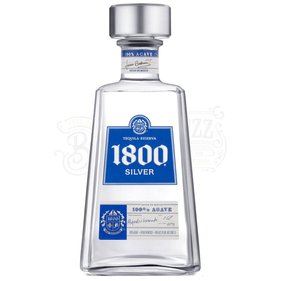 1800 Silver Tequila 1 L - BottleBuzz