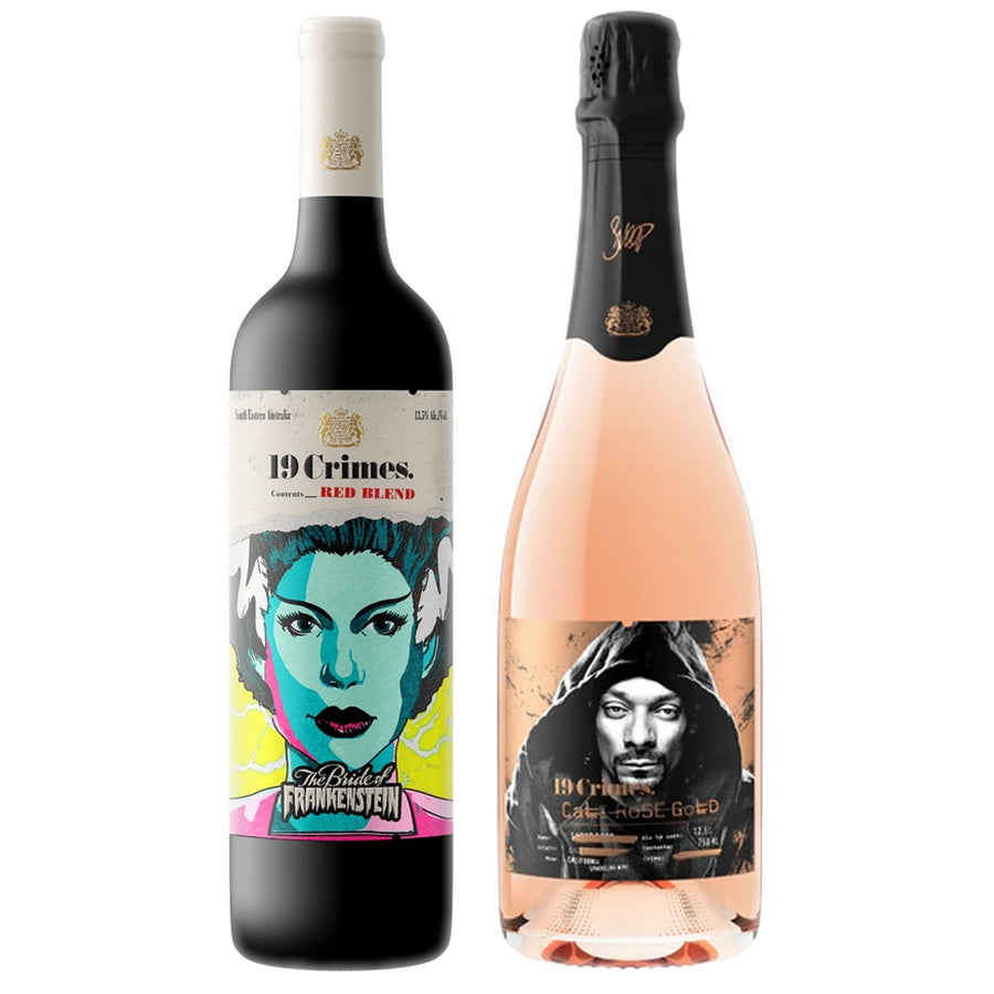 19 Crimes Bride Of Frankenstn and 19 Crimes Cali Rose