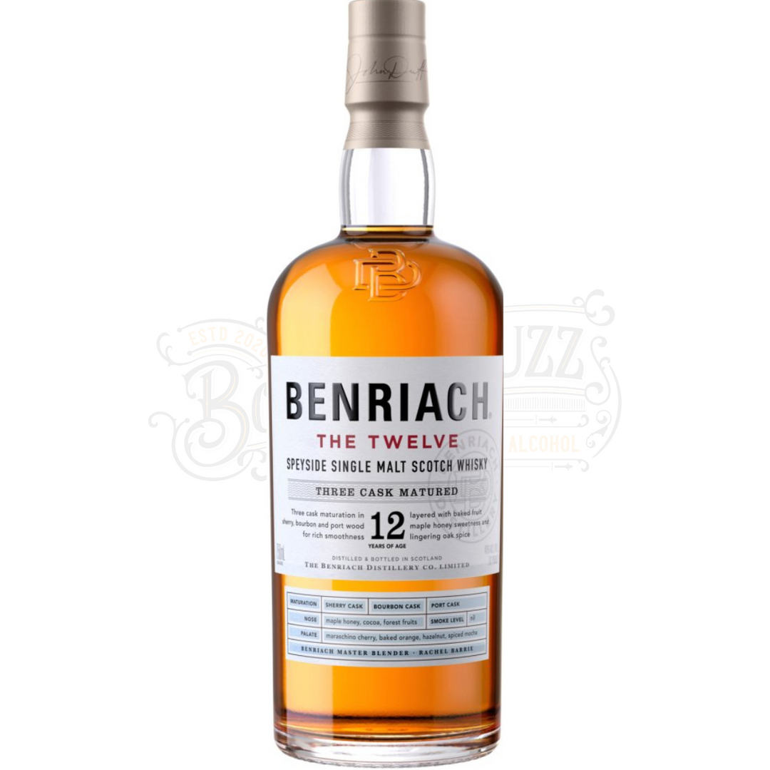 BenRiach The Twelve 12 Year Old Single Malt Scotch Whiskey