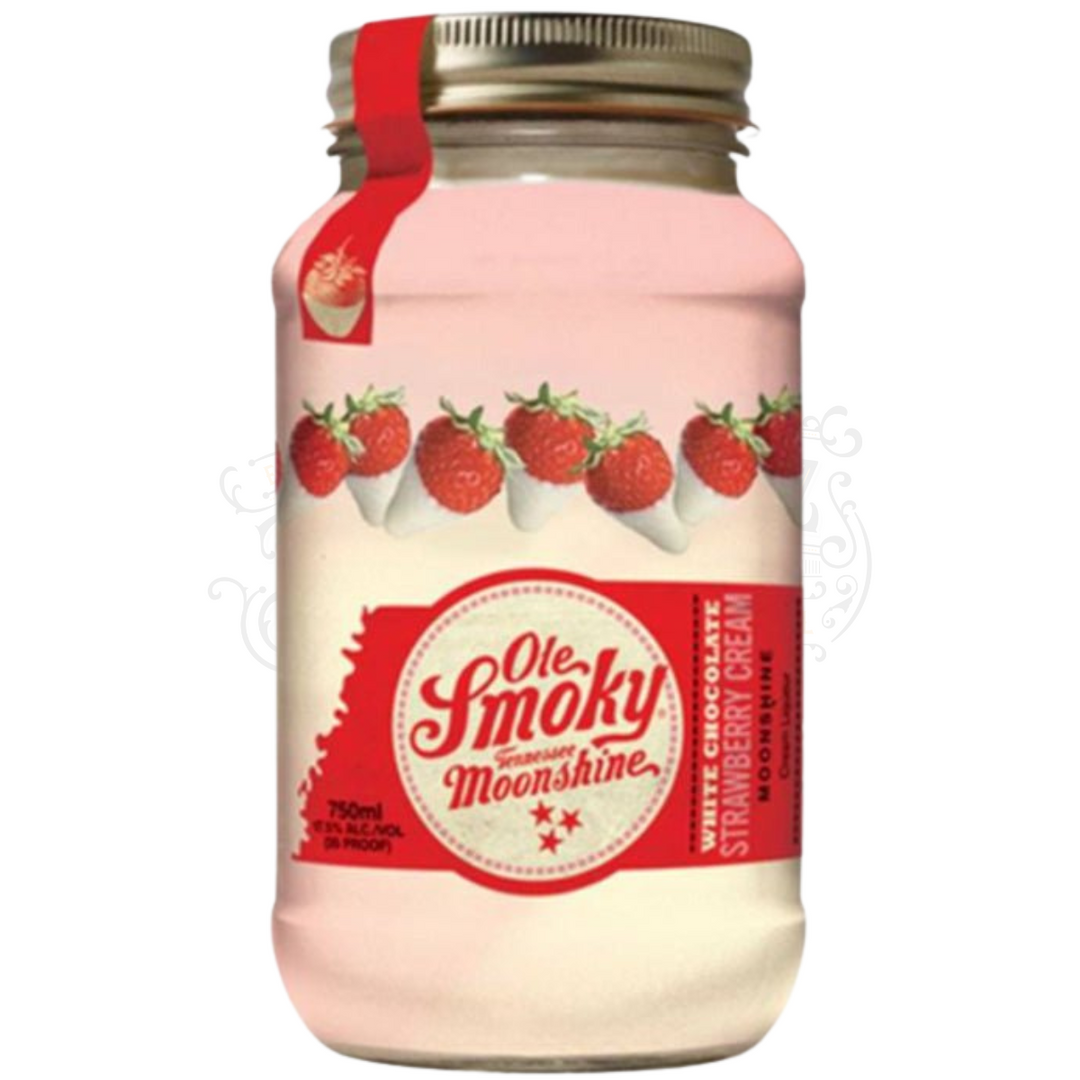 Ole Smoky White Chocolate Strawberry Cream Moonshine