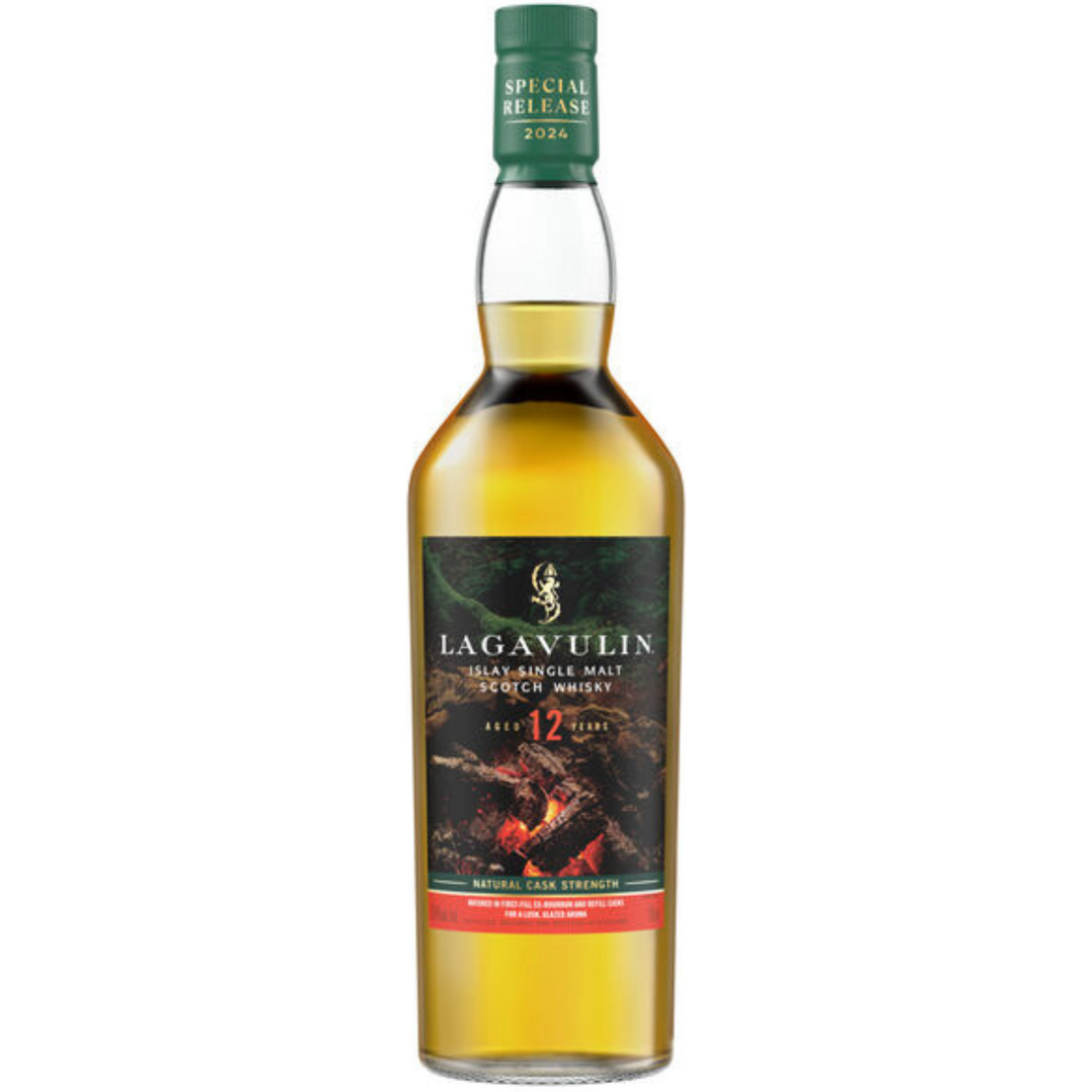 Lagavulin Single Malt Scotch Natural Cask Strength Special Release 2024 12 Yr