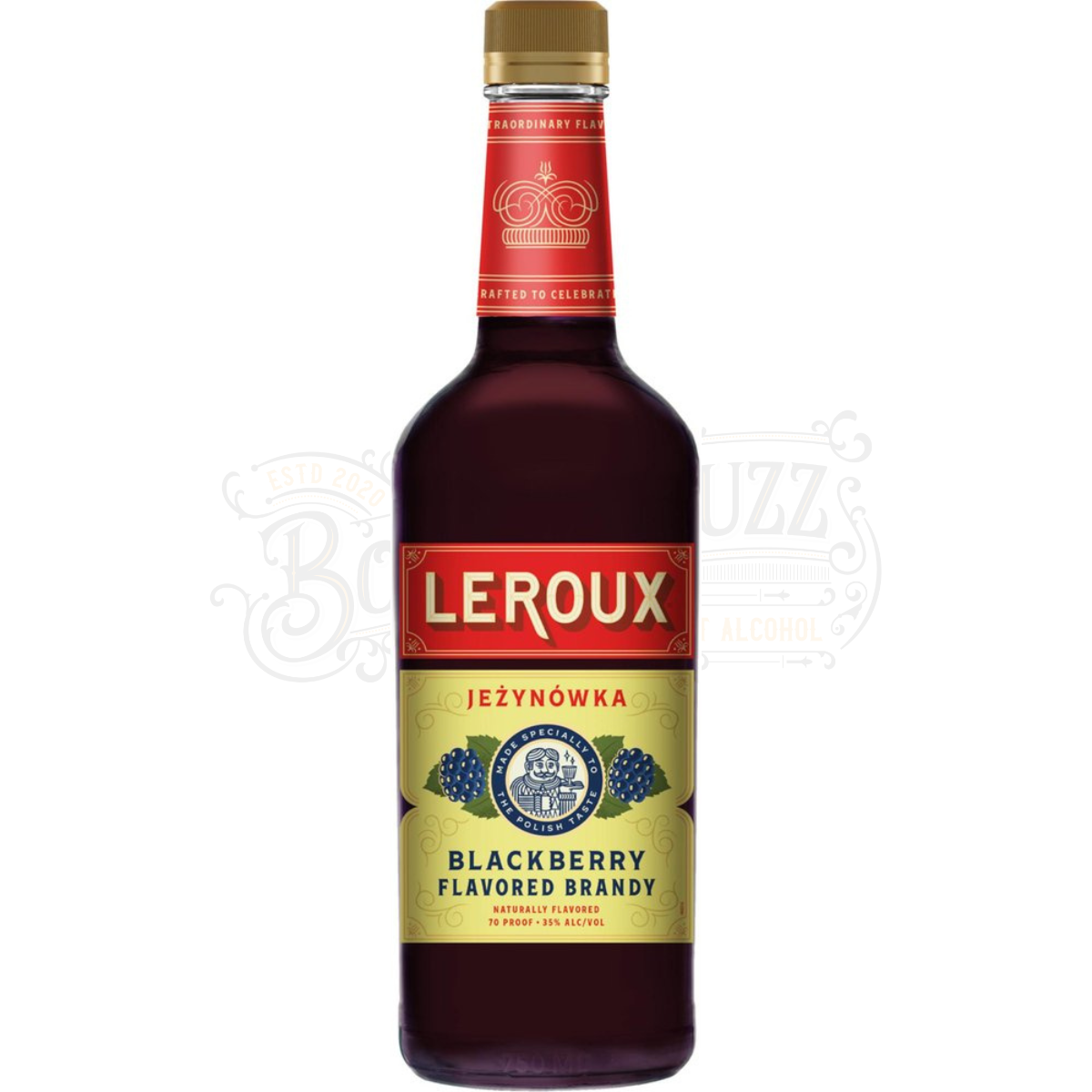 Leroux Blackberry Flavored Brandy Polish Style – BottleBuzz