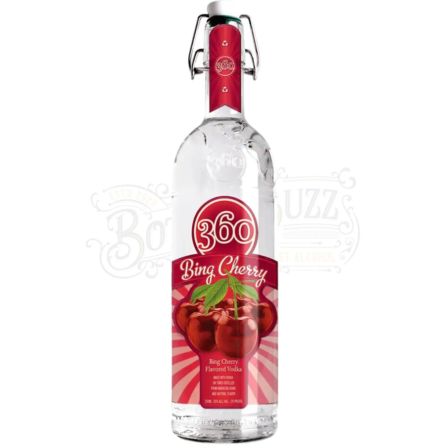 360 Vodka Bing Cherry Flavored Vodka - BottleBuzz