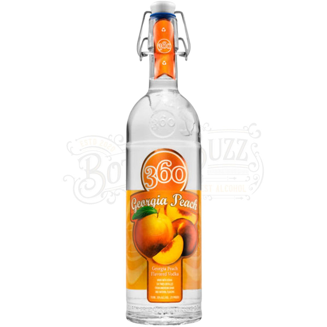 360 Vodka Georgia Peach Flavored Vodka - BottleBuzz