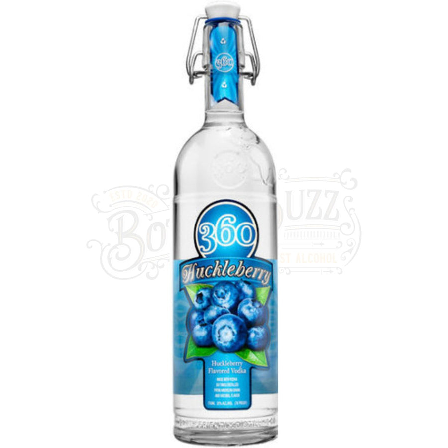 360 Vodka Huckleberry Flavored Vodka - BottleBuzz