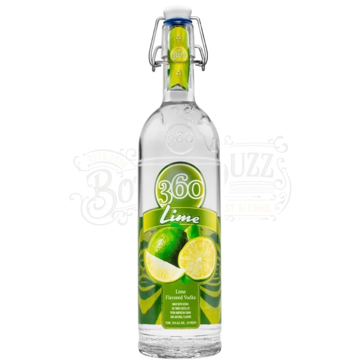 360 Vodka Lime Flavored Vodka - BottleBuzz