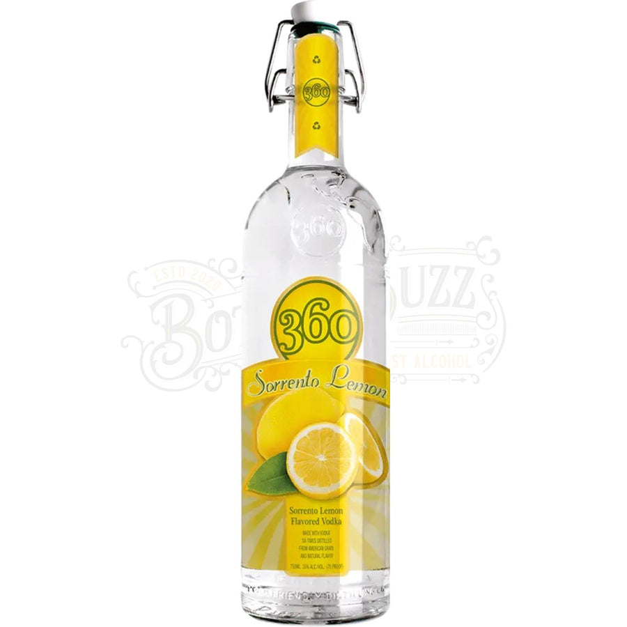 360 Vodka Sorrento Lemon Flavored Vodka - BottleBuzz