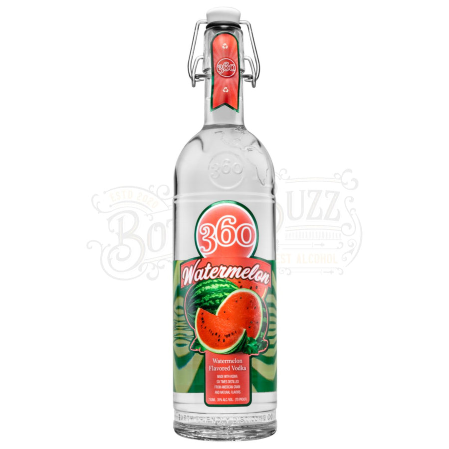 360 Vodka Watermelon Flavored Vodka - BottleBuzz