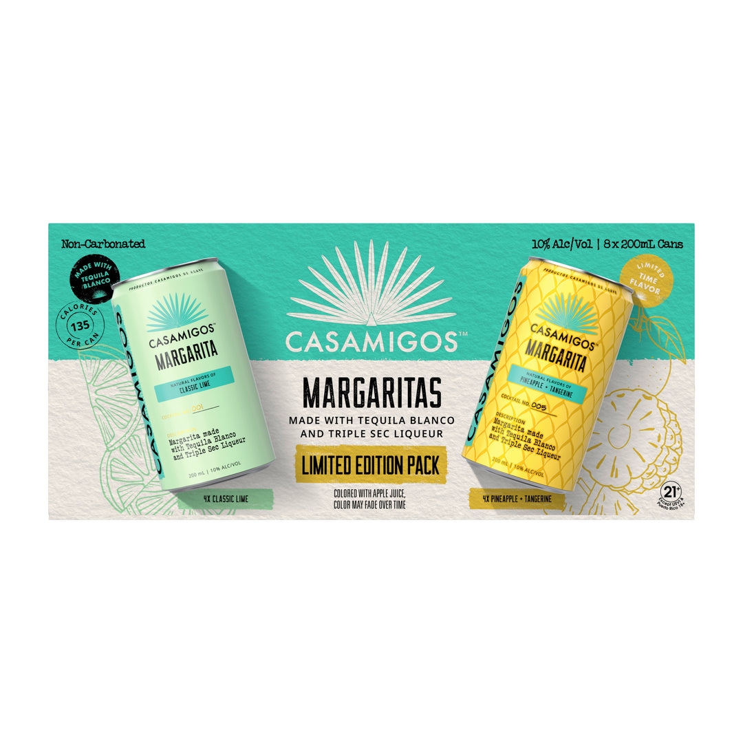 Casamigos Margarita Variety Pack – Classic Lime & Pineapple Tangerine LTO