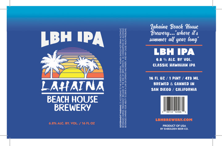 La Haina Beach House Brewery LBH IPA