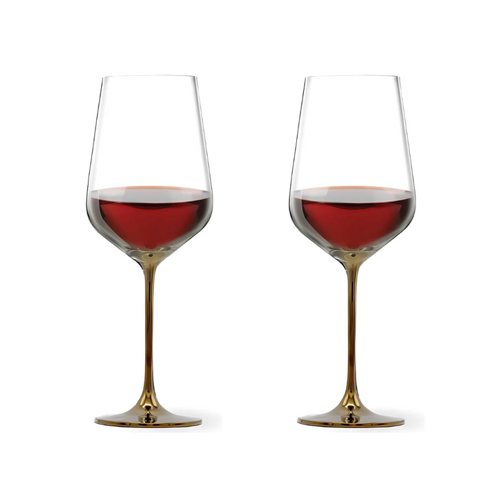 Full-Bottle Premium Artisan Copper Wine Glasses (750 mL / 25 fl. oz) (Set of 2)