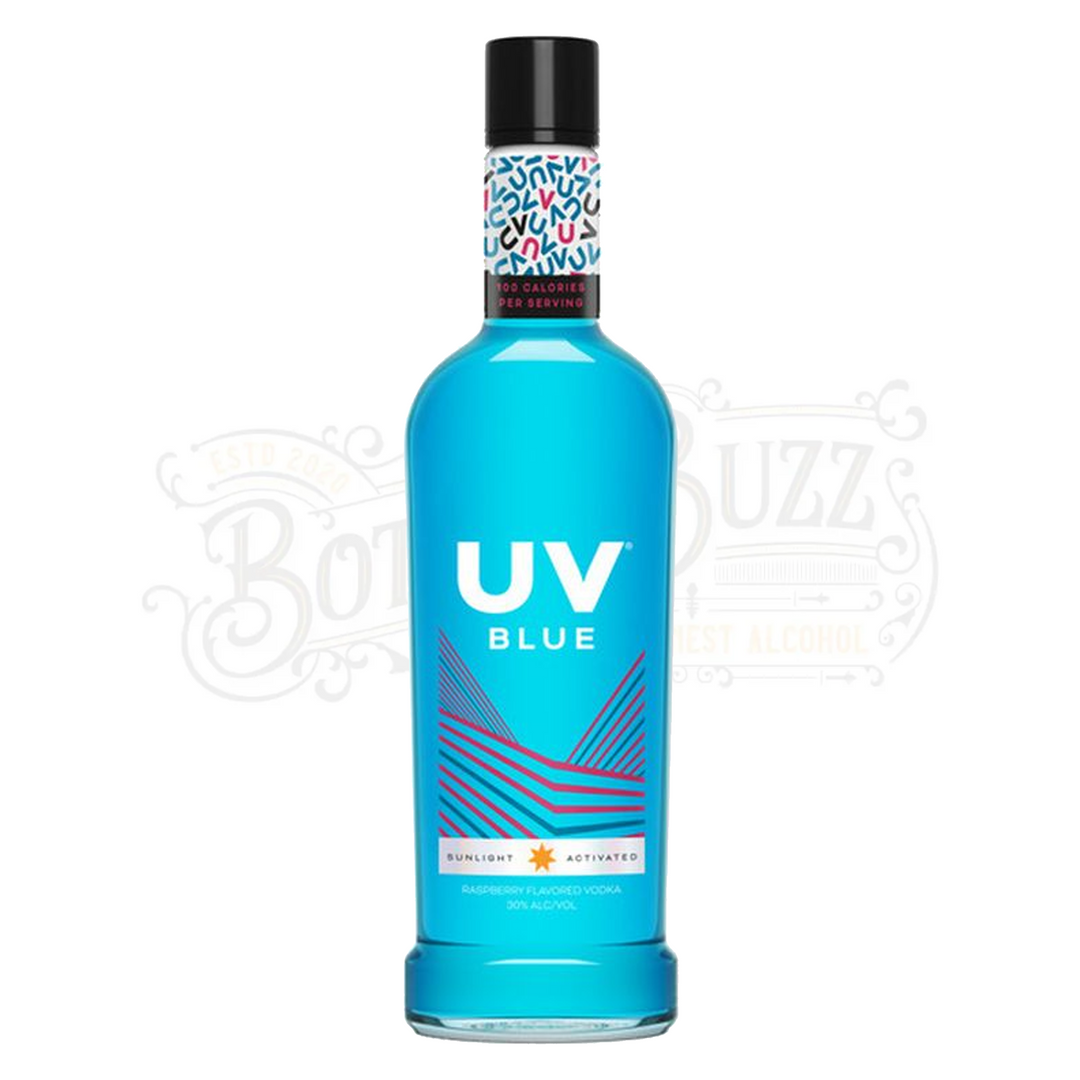 Uv Blue Raspberry Flavored Vodka 1 L