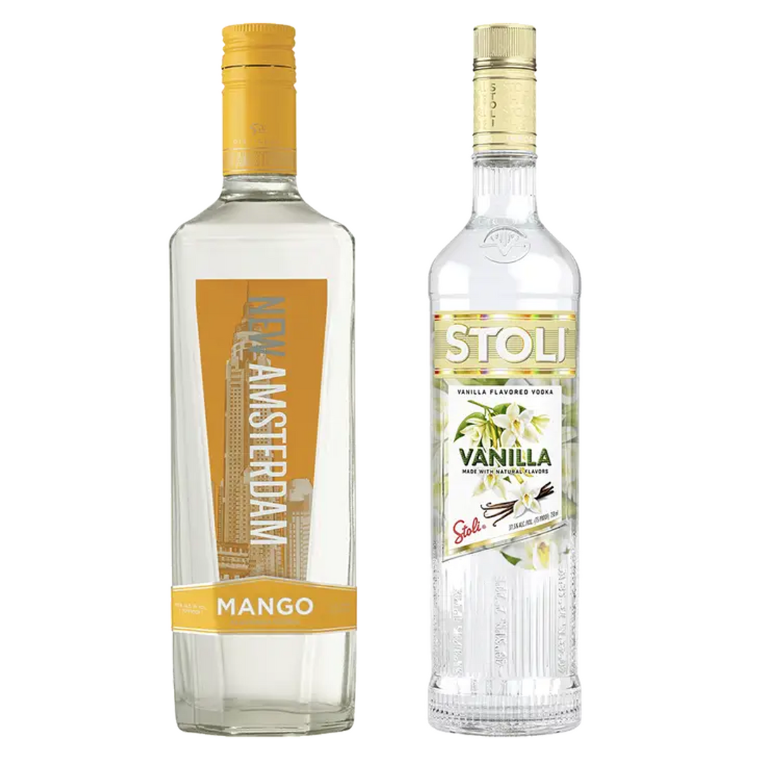 New Amsterdam Mango Vodka & Stoli Vanil Vodka Bundle