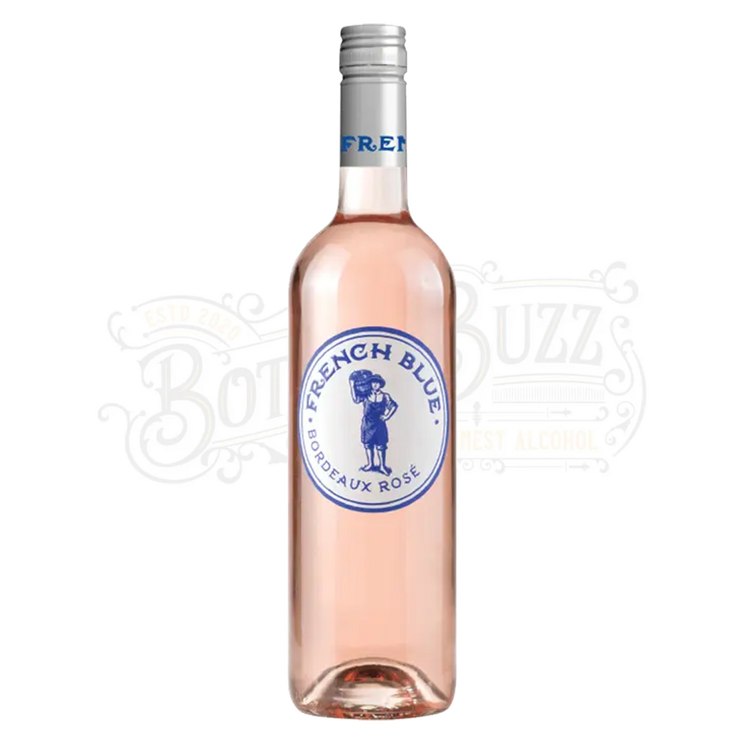 French Blue Rose Wine Bordeaux