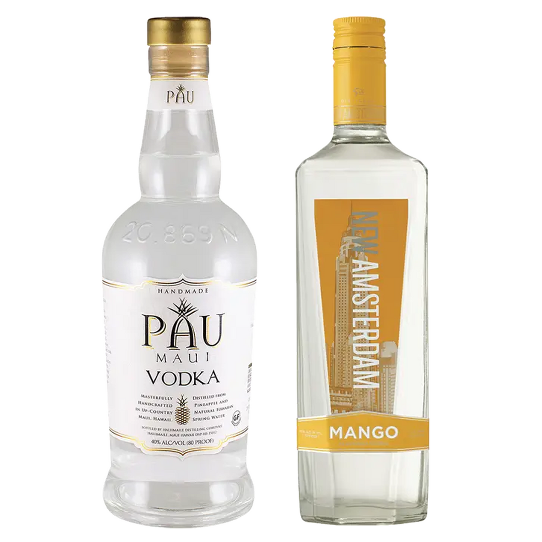 Pau Maui Vodka & New Amsterdam Mango Vodka Bundle