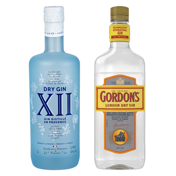 Xii Dry Gin & Gordon's London Dry Gin Bundle – BottleBuzz