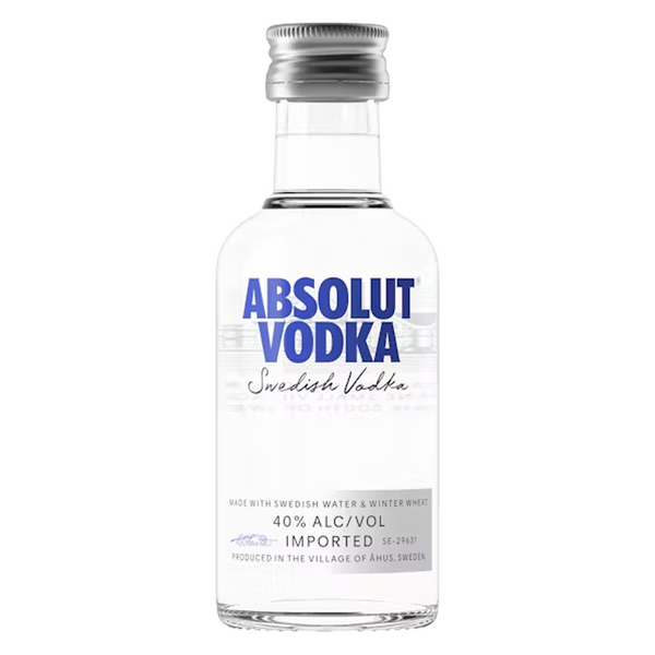 Absolut Vodka 50ml 12 Pack – BottleBuzz