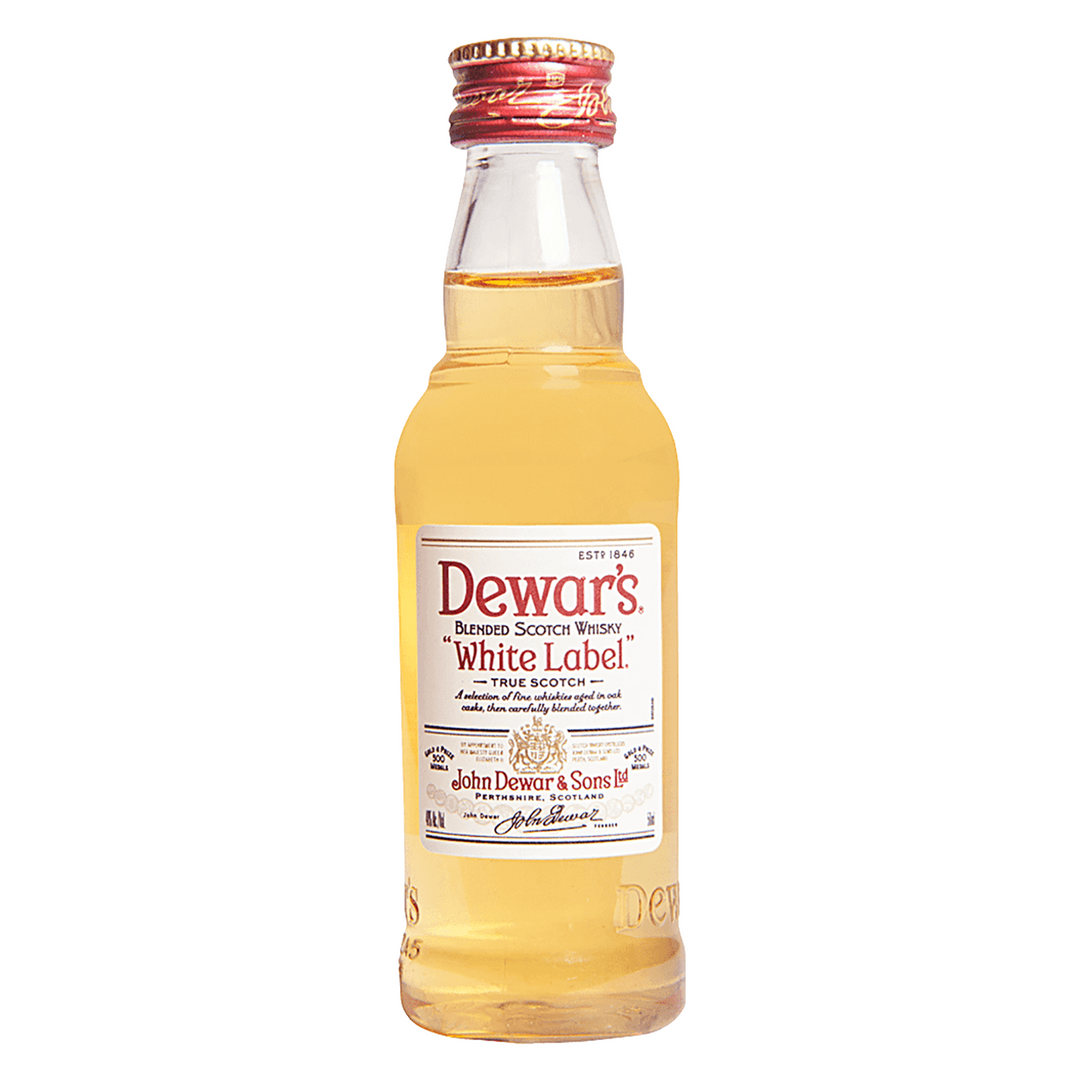 Dewar's Blended Scotch White Label 50 ml 12 Pack