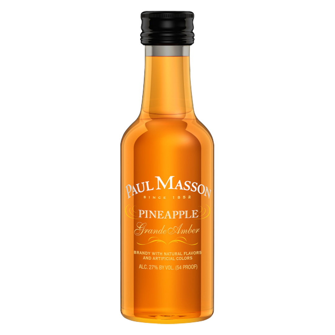 Paul Masson Pineapple Flavored Brandy Grande Amber 50ml 12 Pack