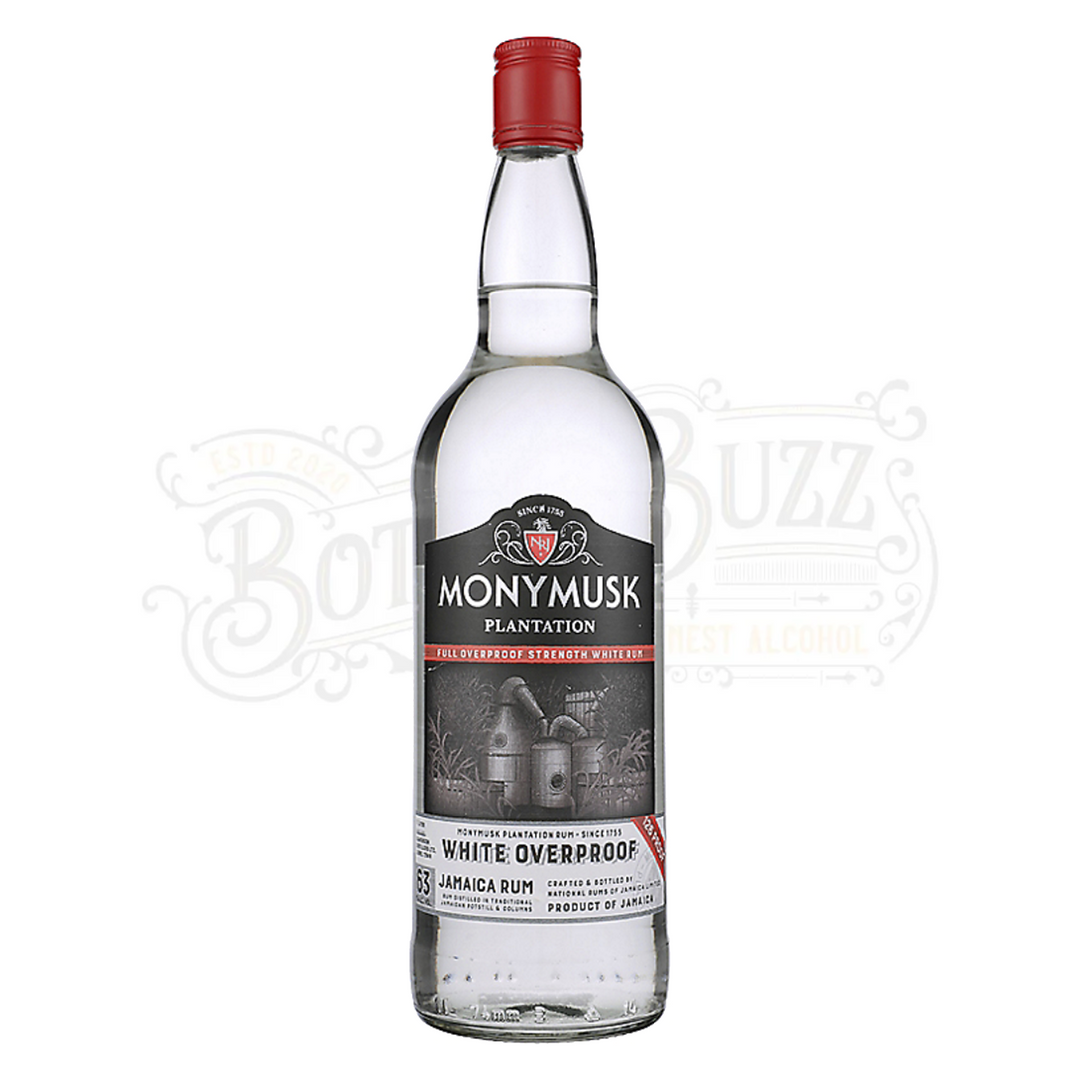 Monymusk Overproof Rum White Overproof 126 1 L