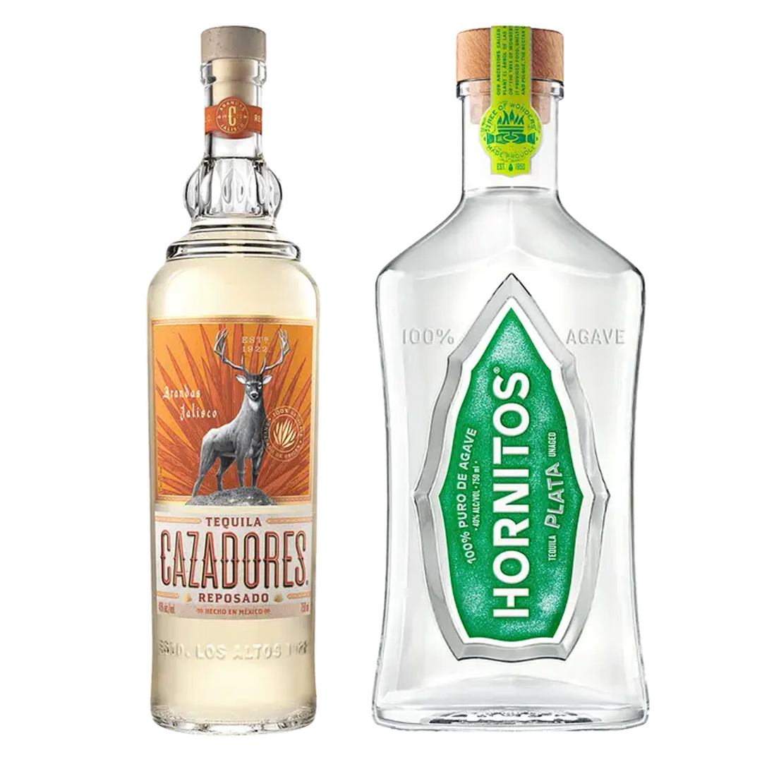 Cazadores Tequila Reposado & Hornitos Tequila Plata Bundle