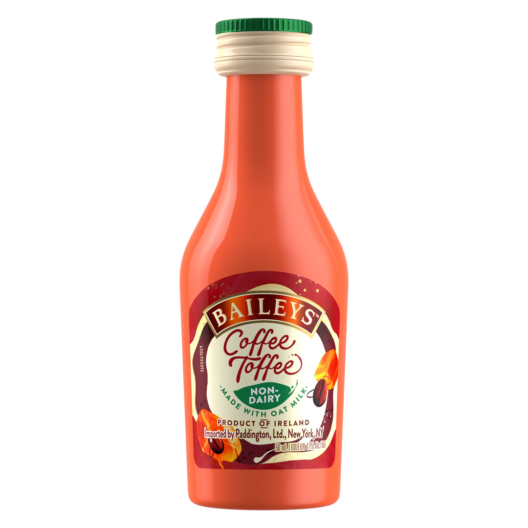 Baileys Cream Liqueur Coffee Toffee Non-Dairy Made With Oat Milk 50 ml 20 Pack