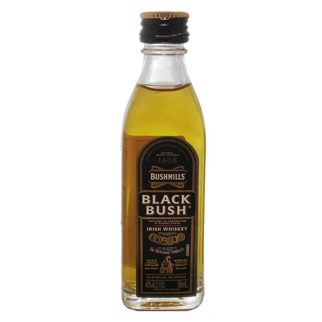 Bushmills Black Bush Irish Whiskey 50 ml 12 Pack